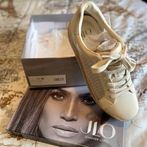 Platform Sneaker with Mesh and Cork Sole